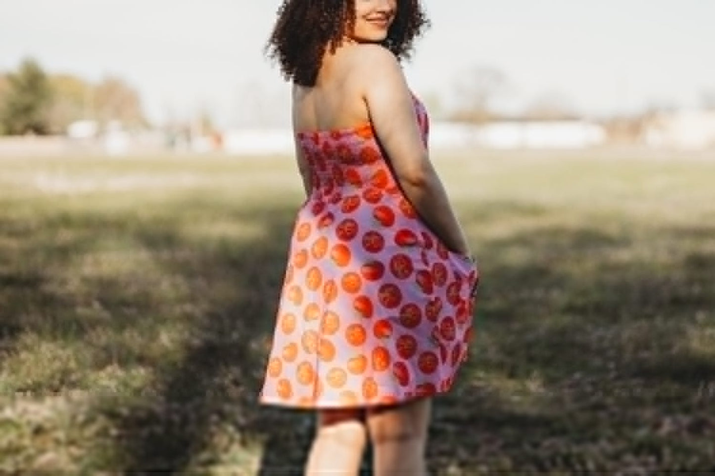 Bedding Dress in Tomato