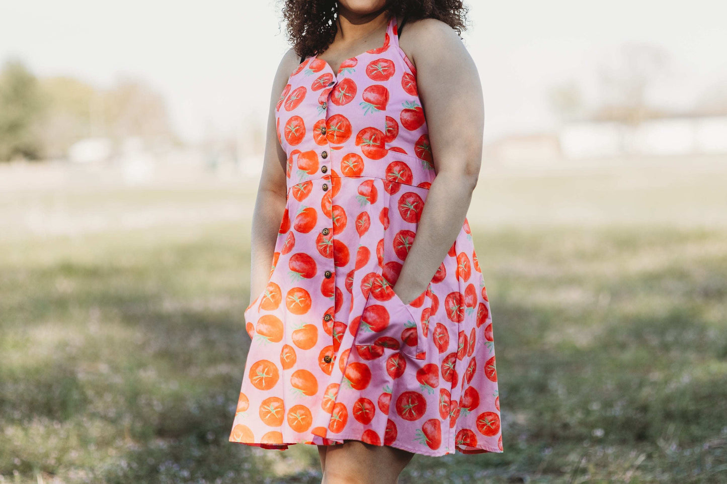 Bedding Dress in Tomato