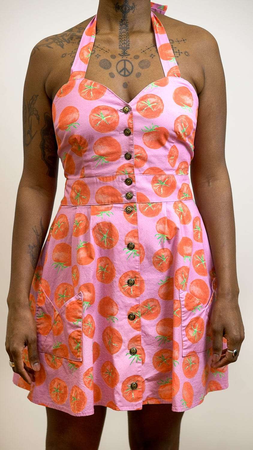 Bedding Dress in Tomato