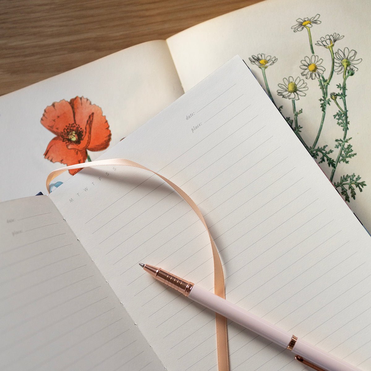 POPPY GARDEN | LINEN BOUND JOURNAL