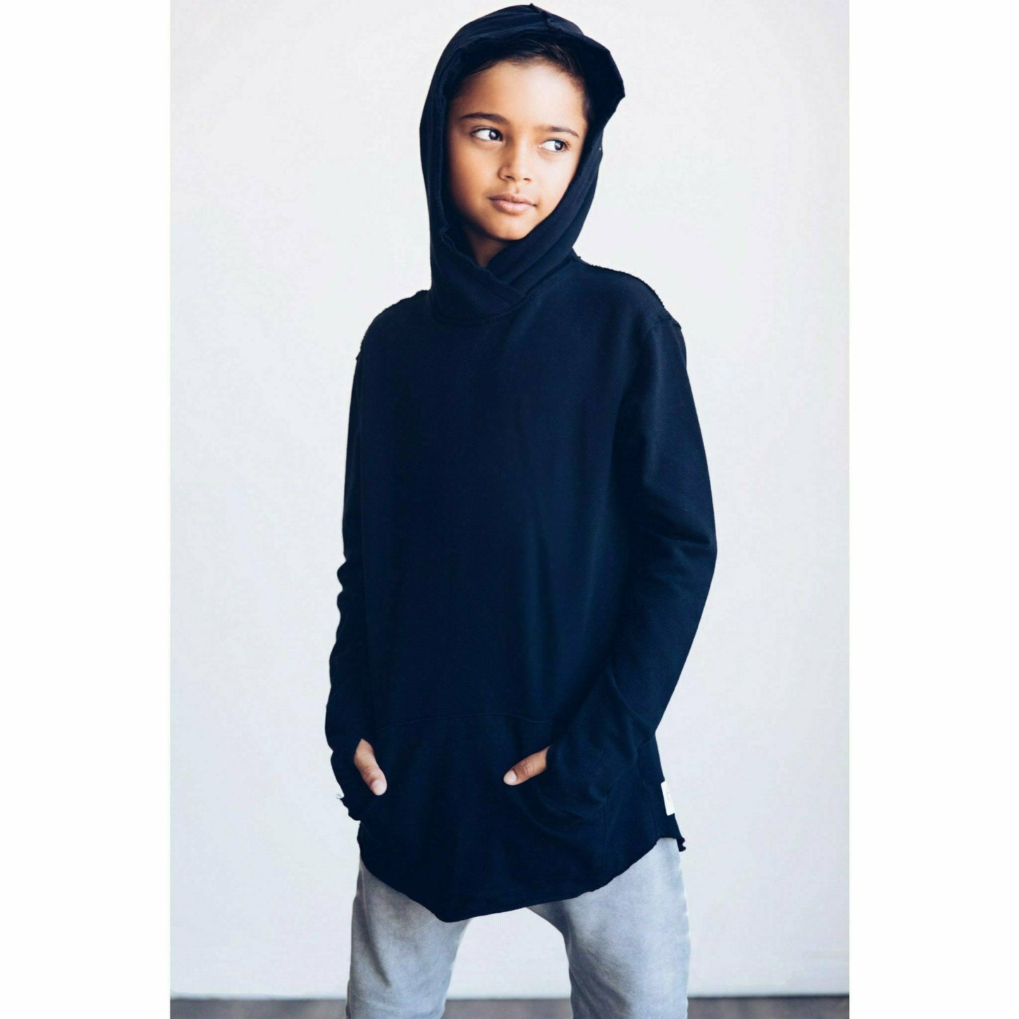 Organic Benji Kids’ Hoodie  Black