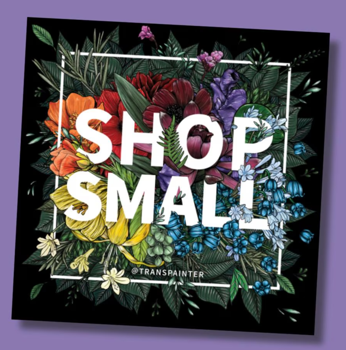 Shop Small Sticker Shop Small 4x4 Sticker – Bootyland Kids
