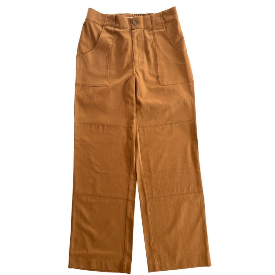 Brown pants on a white background