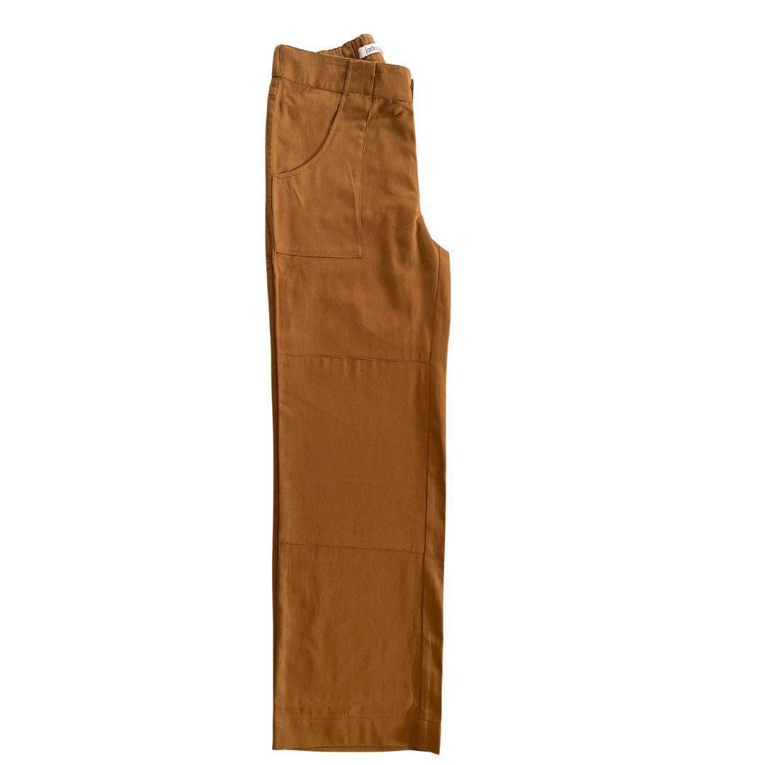 Brown pants on a white background