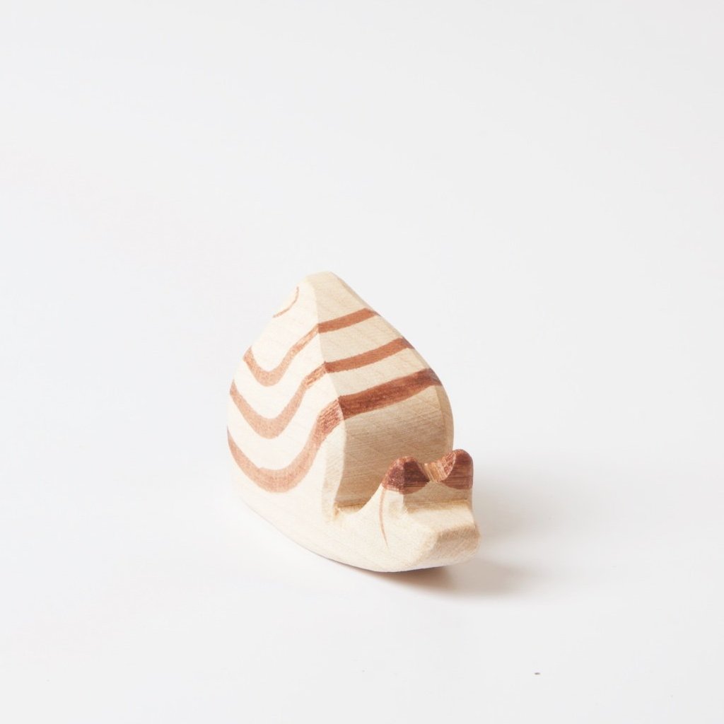 hand made wood snail by Ostheimer