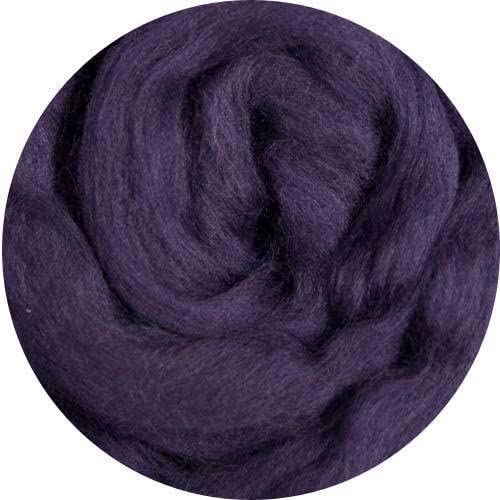 Deep Purple Merino Wool Roving