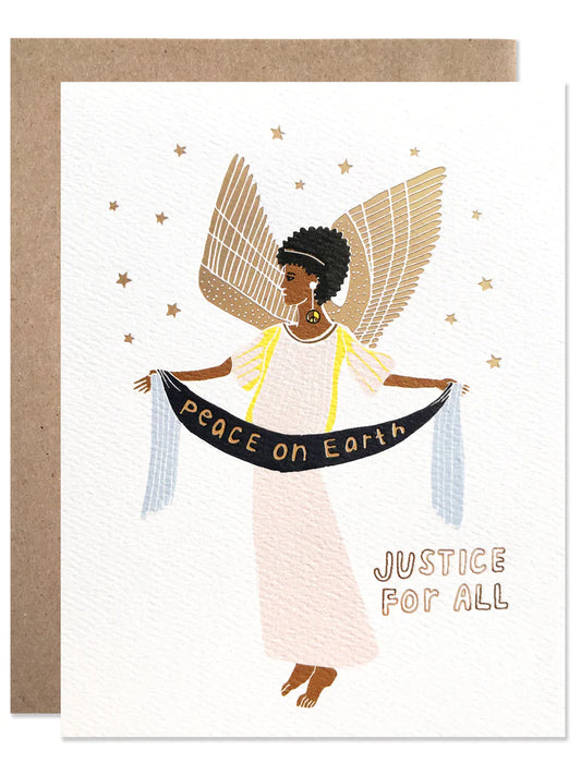 Peace On Earth, Justice For All Greeting Card