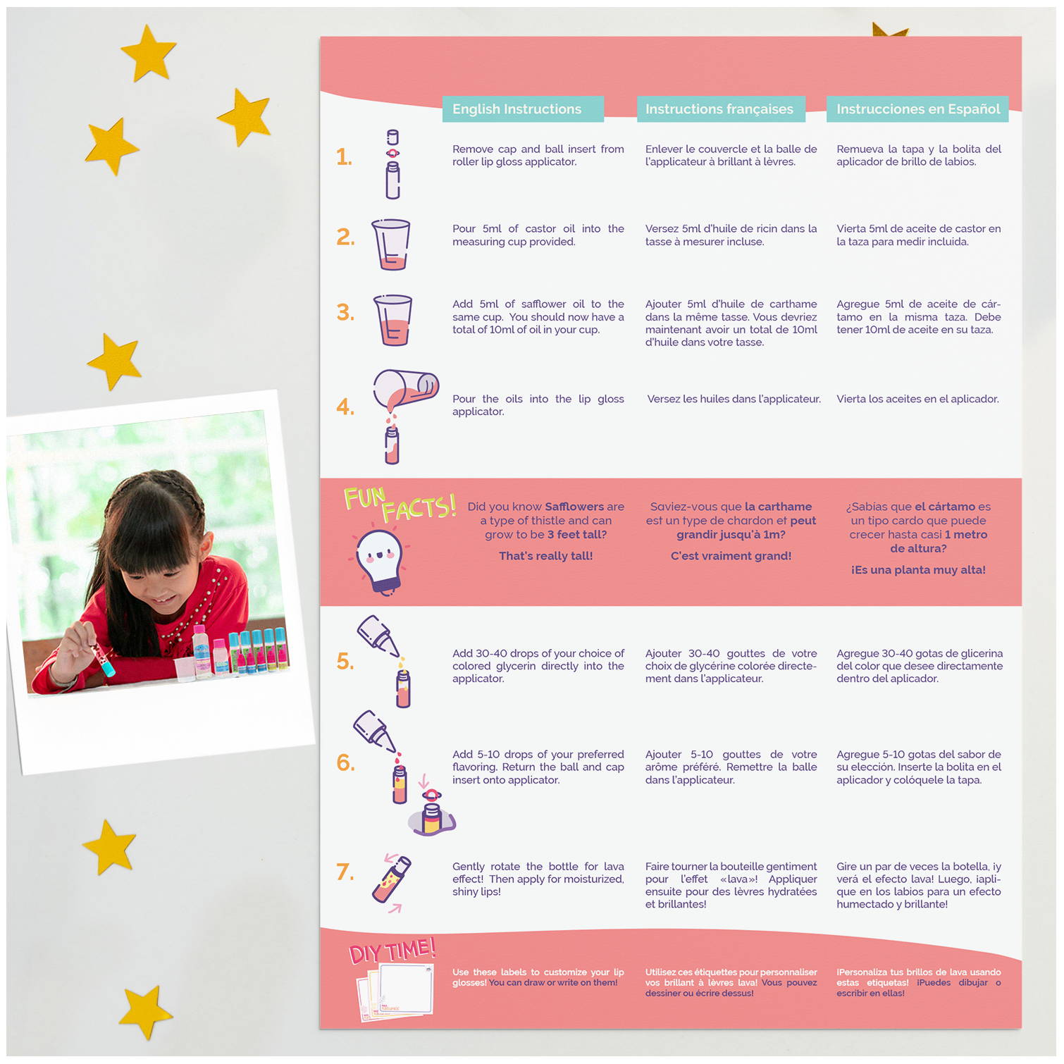 Lava Lip Gloss Kit Instructions