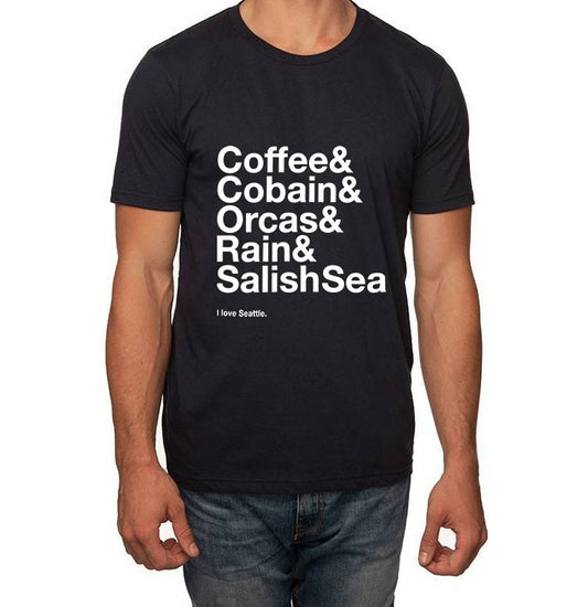 The Organic Seattle Tee in Black Unisex