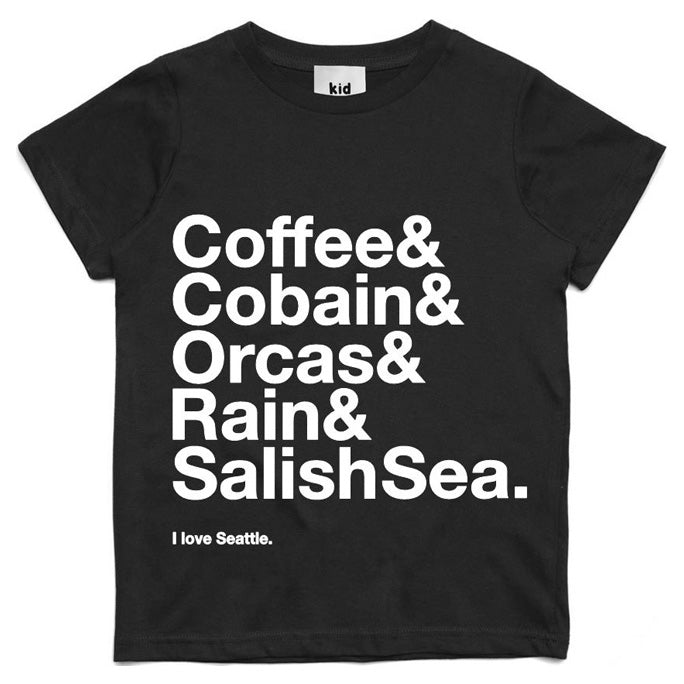 The Organic Seattle Tee in Black