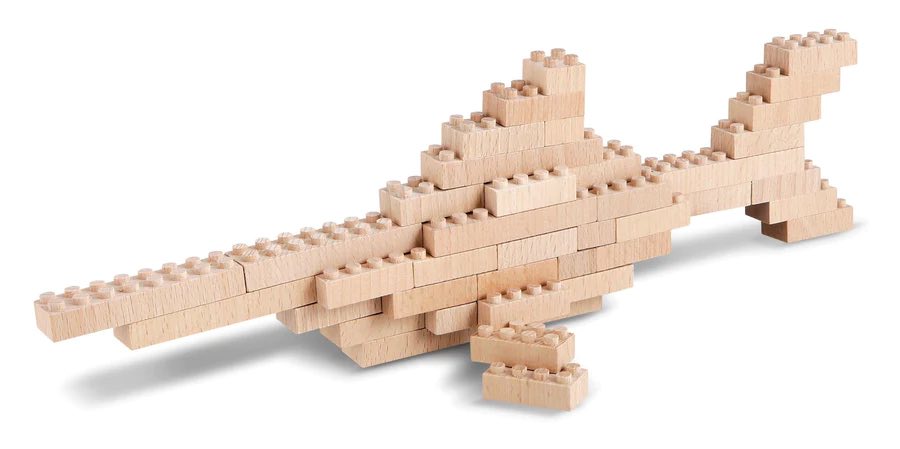 Swordfish built from bamboo eco-bricks